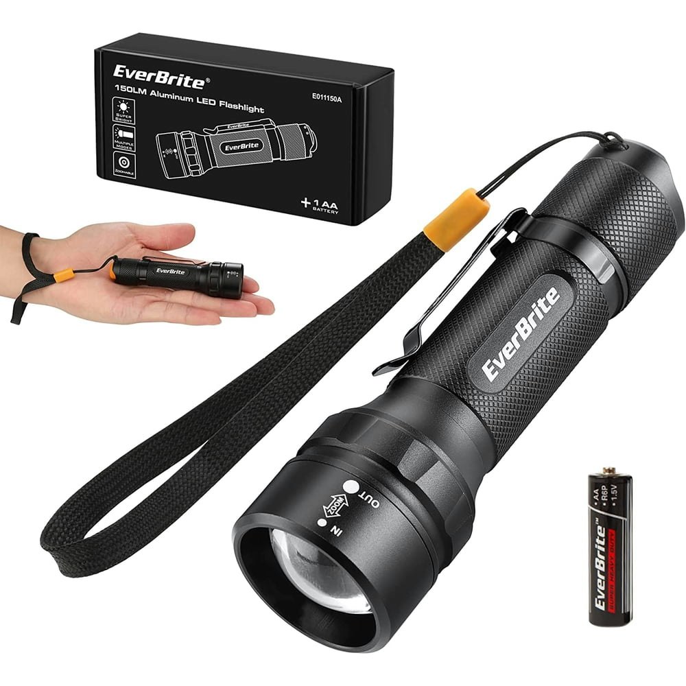 EverBrite 150-Lumen Zoomable LED Flashlight: $12.99 EverBrite 150-Lumen Zoomable LED Flashlight: $12.99