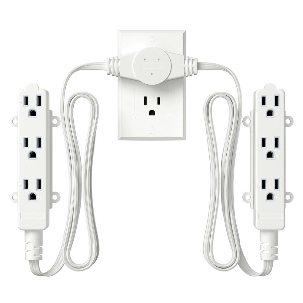 Dewenwils 10ft 3-Outlet Twin Extension Cord: $15.99 Dewenwils 10ft 3-Outlet Twin Extension Cord: $15.99