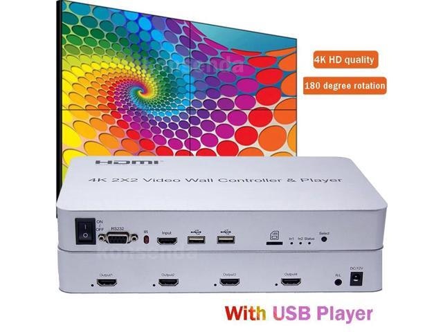 4K 2x2 HDMI Video Wall Controller and Media Player: $841.60 4K 2x2 HDMI Video Wall Controller and Media Player: $841.60