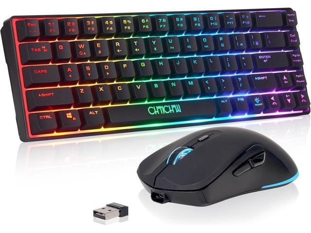 Chonchow 60% Wireless Gaming Keyboard and Mouse Combo: $65.39 Chonchow 60% Wireless Gaming Keyboard and Mouse Combo: $65.39