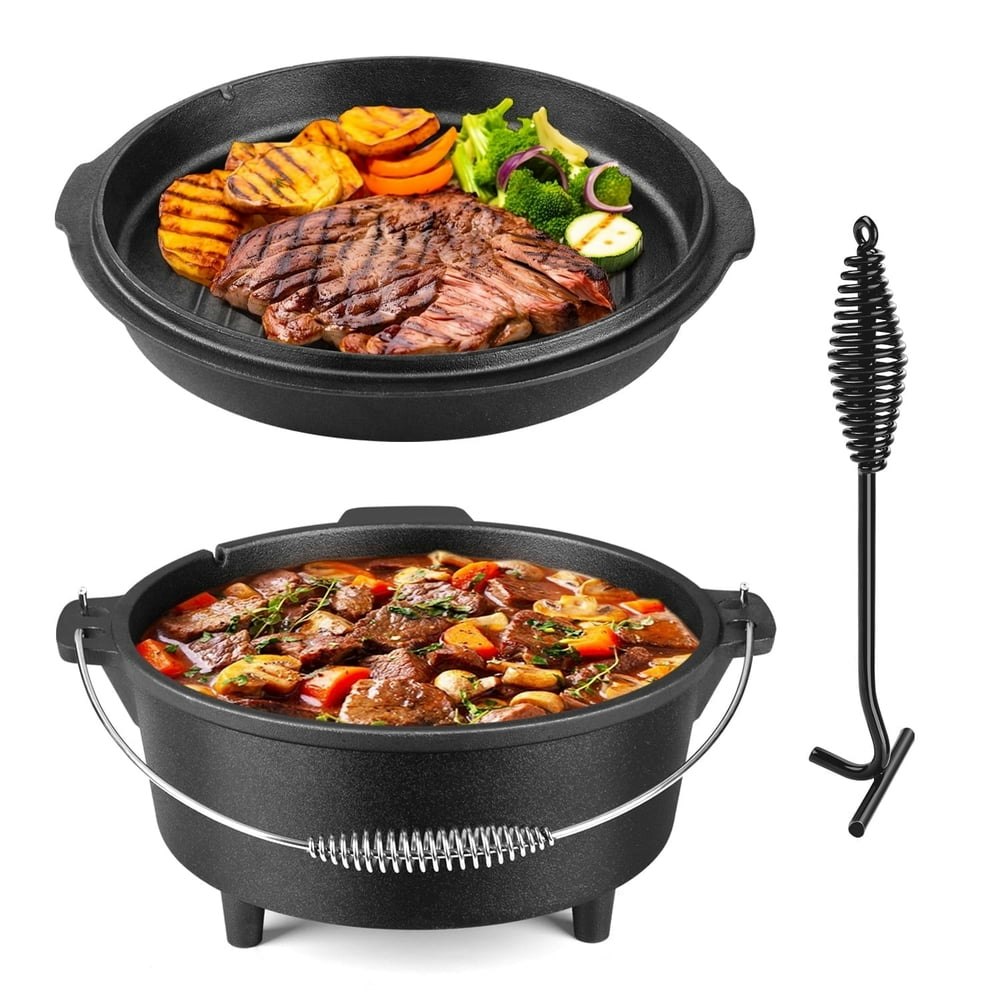 Coliware 5-Quart Pre-Seasoned Cast Iron Dutch Oven: $47.69 Coliware 5-Quart Pre-Seasoned Cast Iron Dutch Oven: $47.69