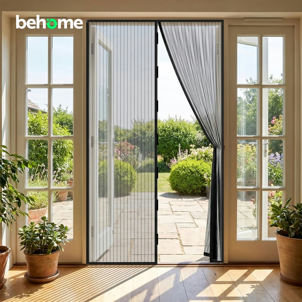 Behome 39" x 83" Magnetic Screen Door: $10 Behome 39" x 83" Magnetic Screen Door: $10