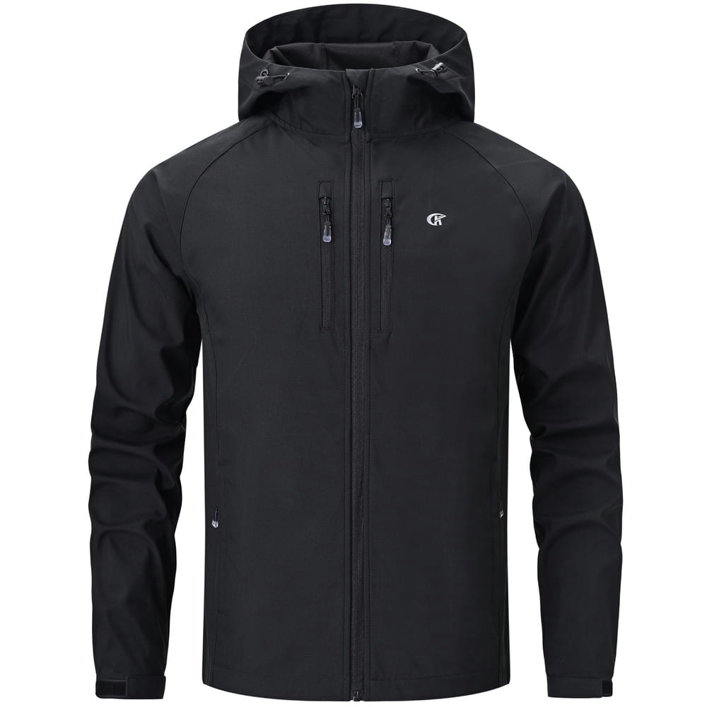 Xidunhg Men's Waterproof Hooded Softshell Jacket: $29.86