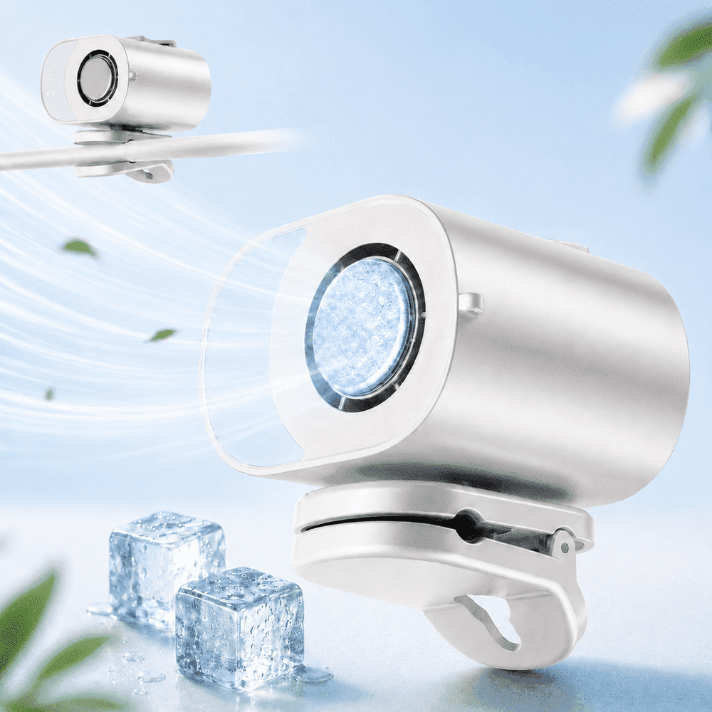 Ice Cooling Clip-On Portable Fan: $20.59 Ice Cooling Clip-On Portable Fan: $20.59