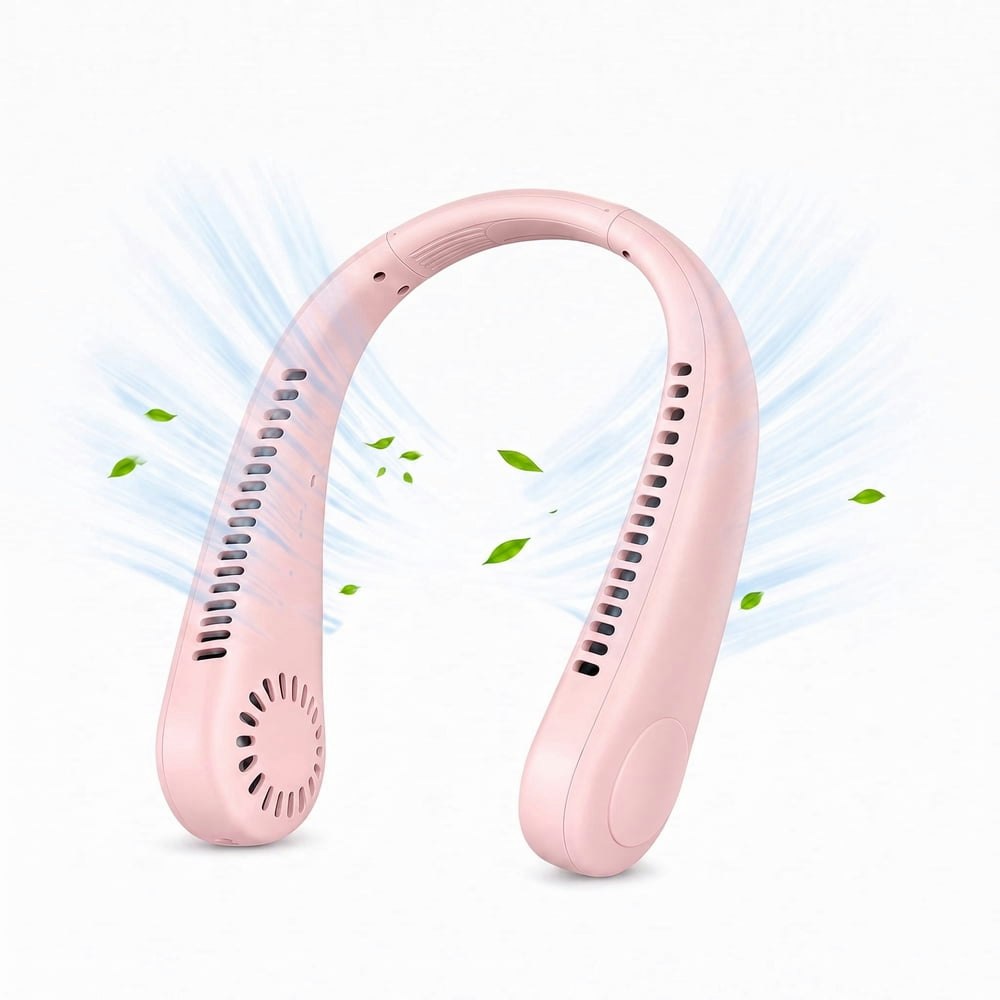 Mosense Portable Bladeless Neck Fan: $15.99 Mosense Portable Bladeless Neck Fan: $15.99