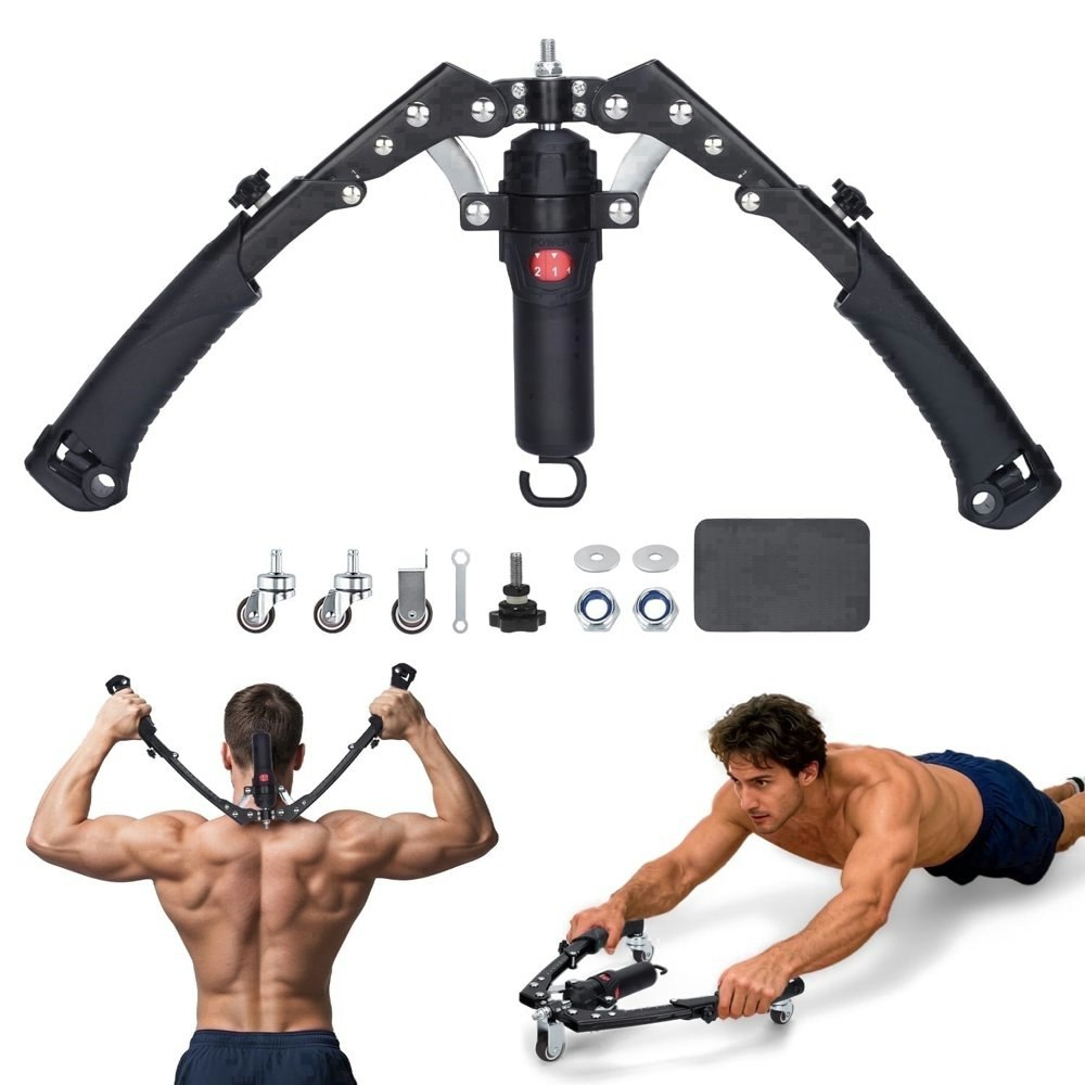 AbahubFit 2-in-1 Arm Exerciser and Ab Roller: $49.99