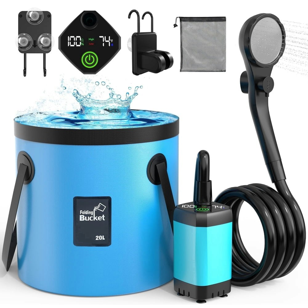 Vipuse 7,800mAh Portable Battery-Powered Shower Kit: $25.77 Vipuse 7,800mAh Portable Battery-Powered Shower Kit: $25.77