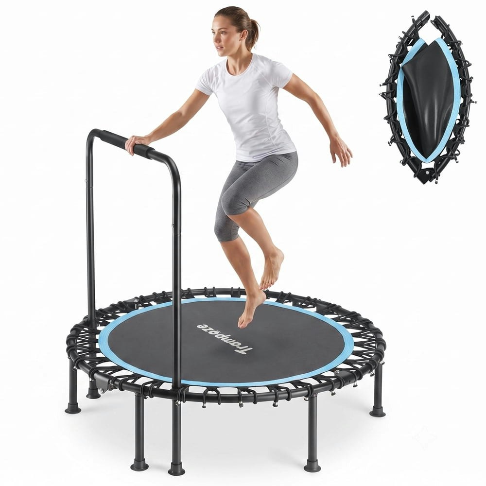 Trampoze 40-inch 330lb Foldable Fitness Mini Trampoline: $69.99