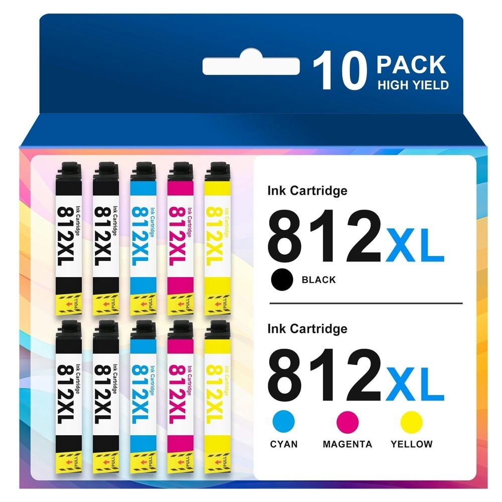 Epson 812XL Ink Cartridge 10-Pack: $45.99 Epson 812XL Ink Cartridge 10-Pack: $45.99