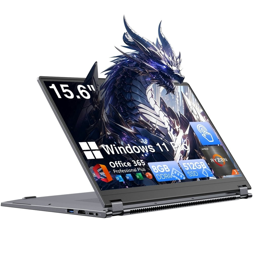15.6" 2-in-1 Touchscreen Laptop 8GB RAM 512GB SSD: $329.99 15.6" 2-in-1 Touchscreen Laptop 8GB RAM 512GB SSD: $329.99