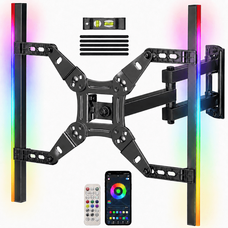 MountFTV Full Motion TV Wall Mount for 13-43 Inch TVs: $29.99