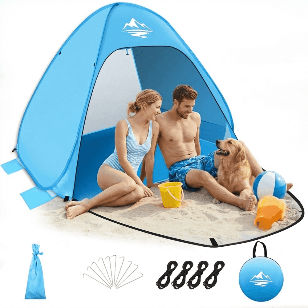 Pop-up Beach Tent 1-2 Person Sun Shelter: $26.99