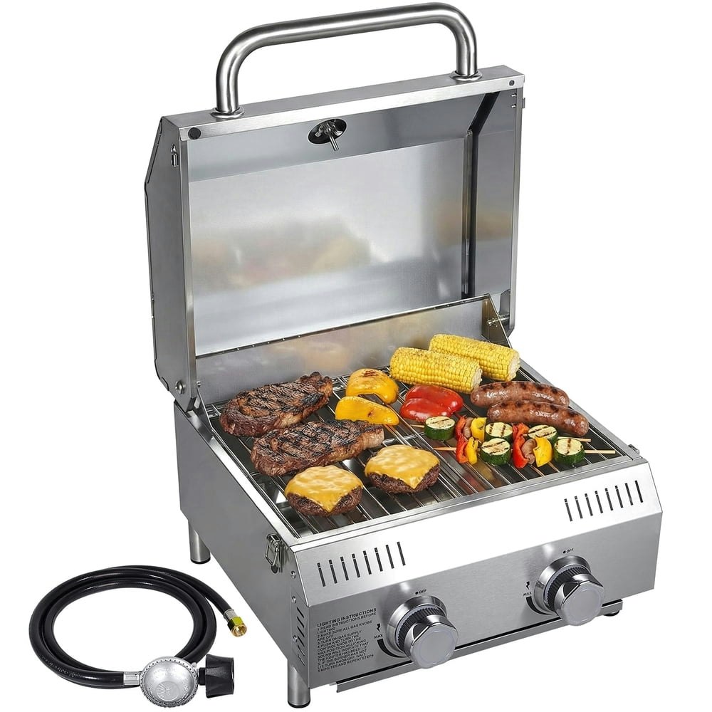 Sixday 2-Burner Tabletop Gas Grill: $102.29 Sixday 2-Burner Tabletop Gas Grill: $102.29
