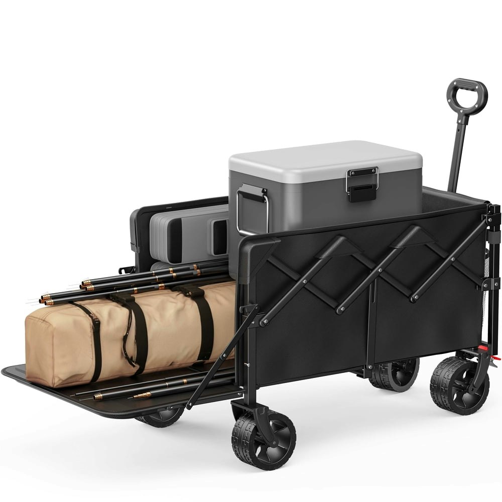 Goosiay 390-lb Heavy Duty Collapsible Folding Wagon Cart: $54.98