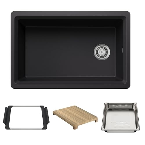 Blanco Inteos 30-inch Undermount Single Basin Granite Composite Kitchen Sink: $689.72 Blanco Inteos 30-inch Undermount Single Basin Granite Composite Kitchen Sink: $689.72