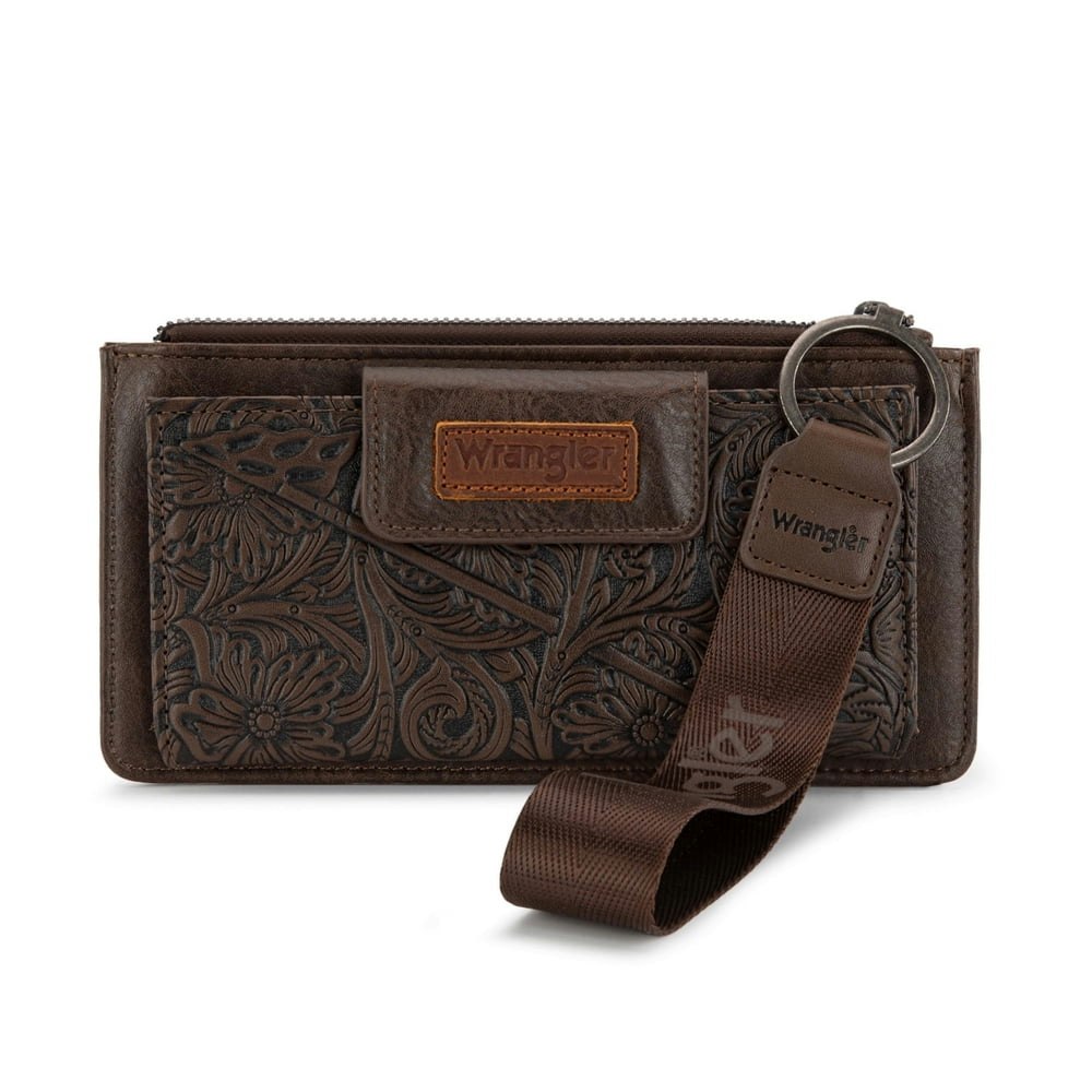 Wrangler Women's RFID Blocking Bifold Wristlet Wallet: $29.99