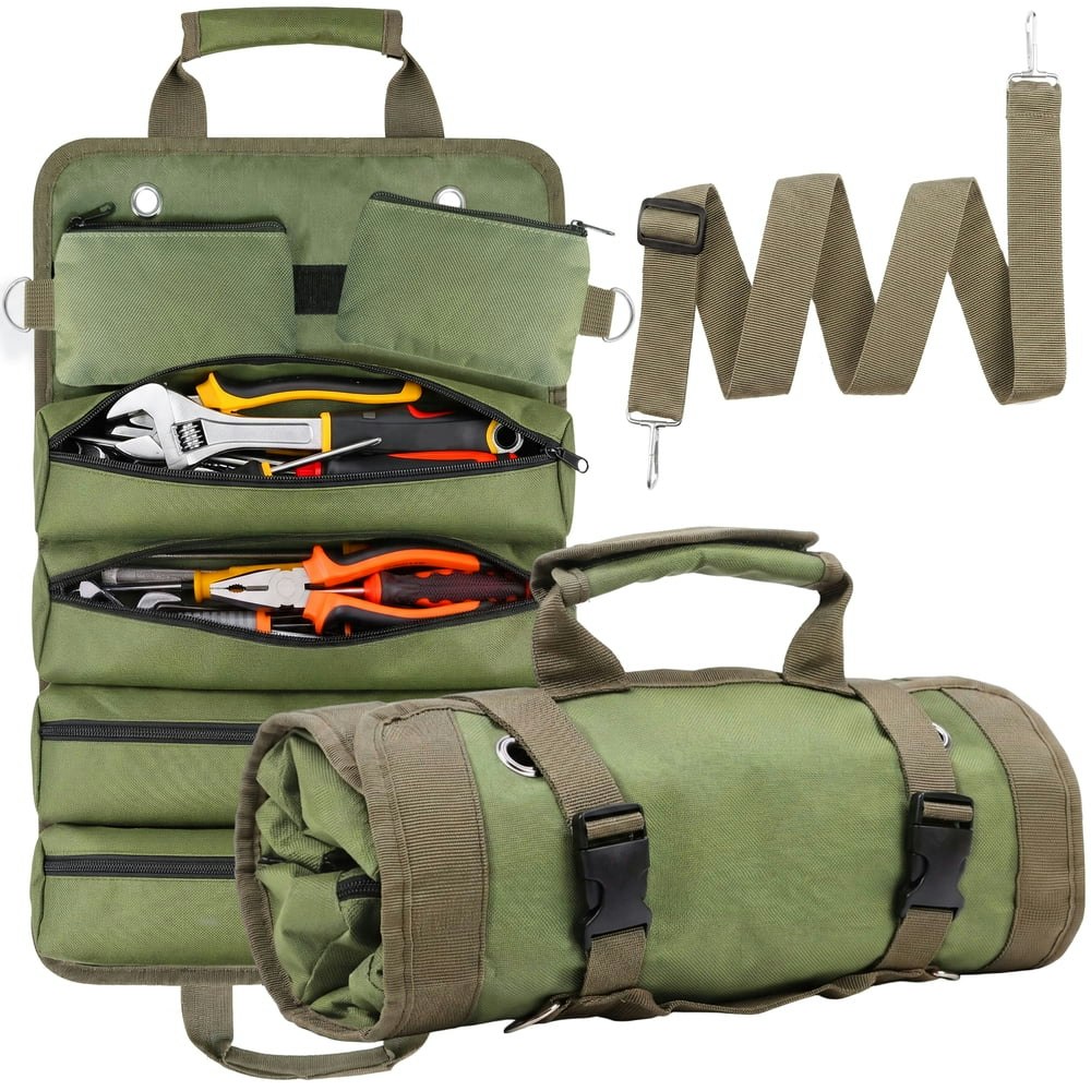 Wavraging Heavy Duty Roll-Up Tool Bag: $14.99 Wavraging Heavy Duty Roll-Up Tool Bag: $14.99