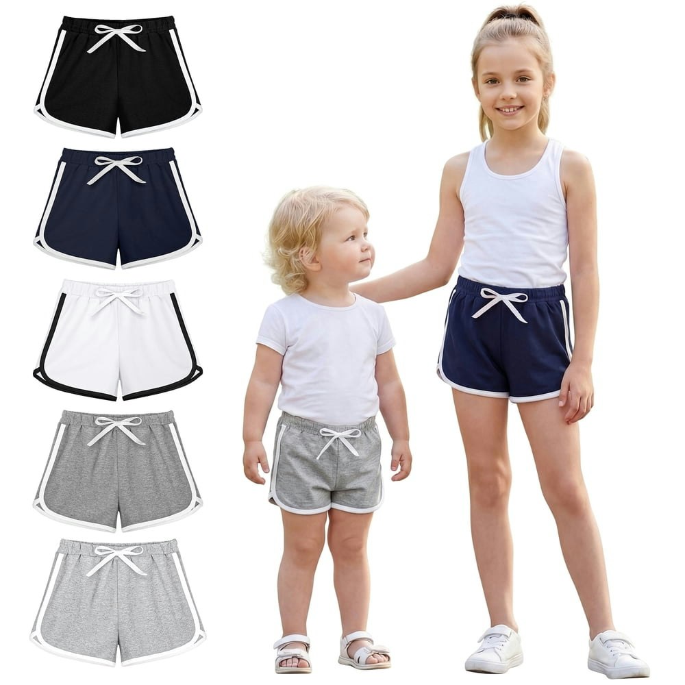 Resinta Girls Dolphin Shorts 5-Pack: $14.99