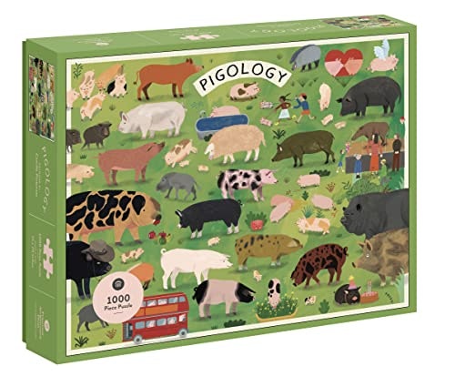 Princeton Architectural Press Pigology 1000-Piece Puzzle: $17.95 Princeton Architectural Press Pigology 1000-Piece Puzzle: $17.95