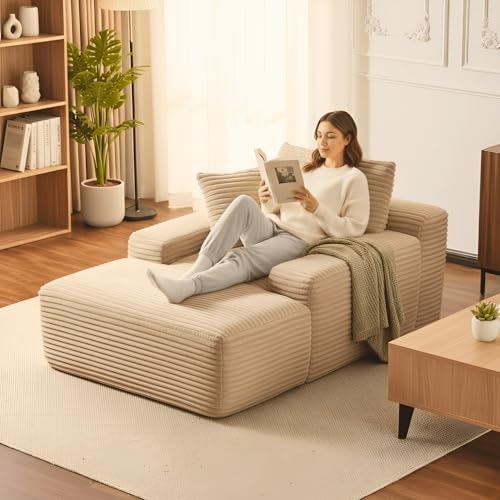 Alpen 66-Inch Corduroy Chaise Lounge Chair: $278.99 Alpen 66-Inch Corduroy Chaise Lounge Chair: $278.99