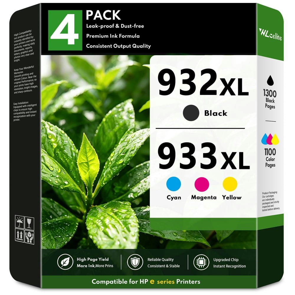 932XL and 933XL Ink Cartridge 4-Pack: $36.59 932XL and 933XL Ink Cartridge 4-Pack: $36.59