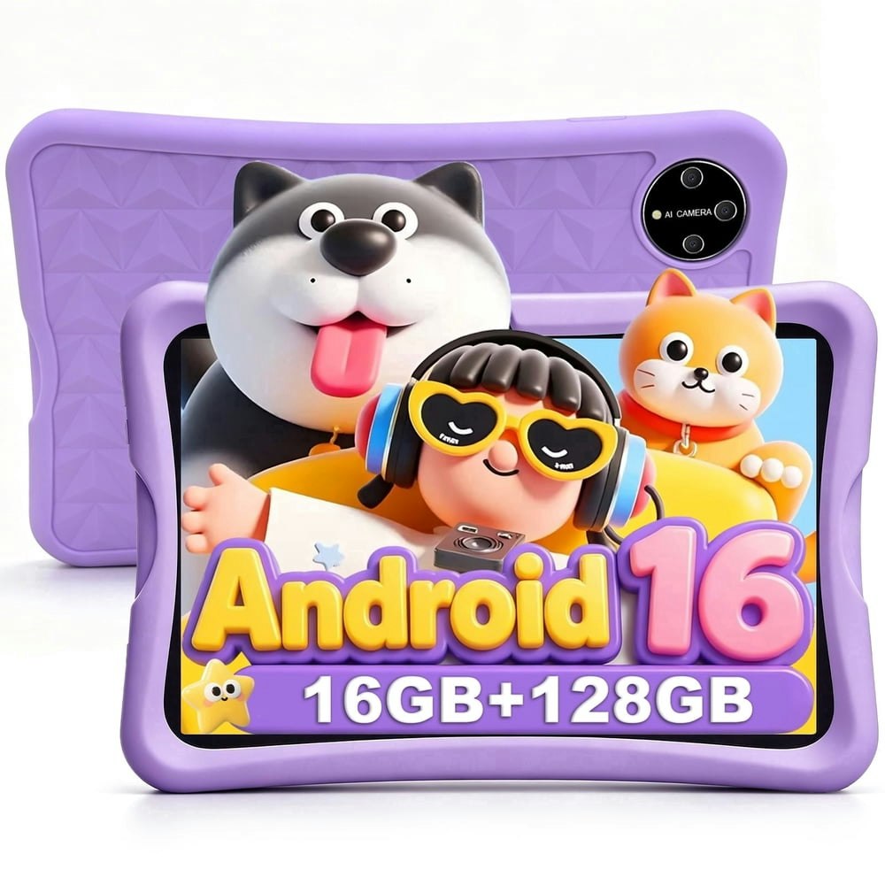 10.1-inch Android 16 Kids Tablet 128GB: $89.99