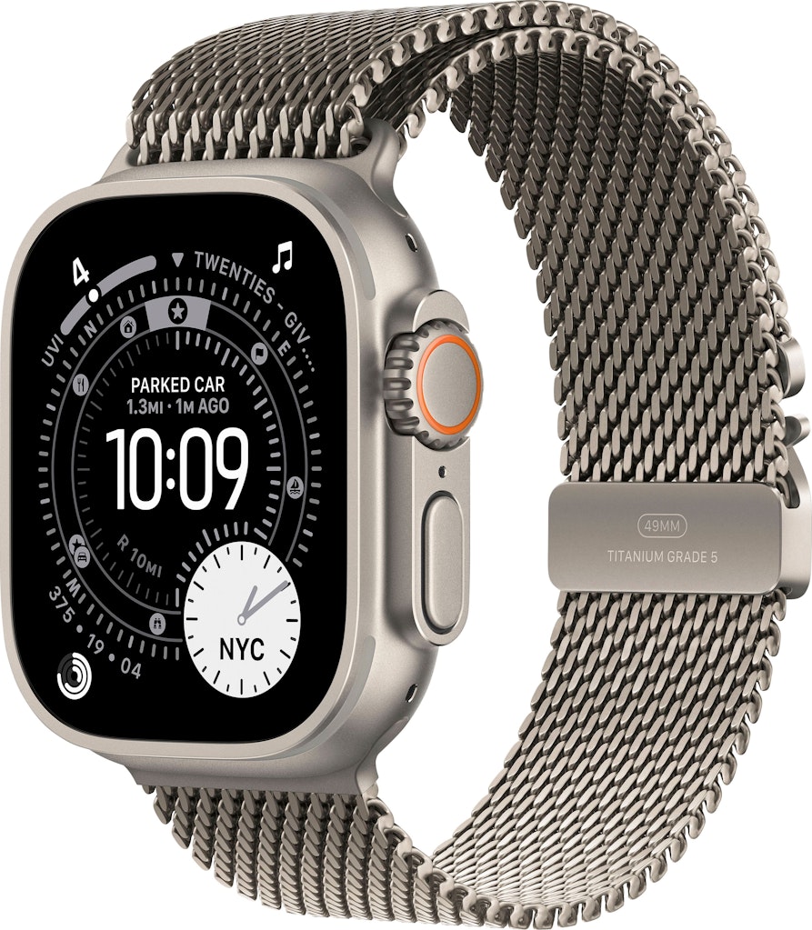 Apple Watch Ultra 3 49mm Titanium Case with Milanese Loop: $849