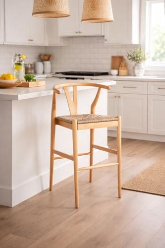 Wishbone Bar Height Kitchen Stool: $171.94 Wishbone Bar Height Kitchen Stool: $171.94