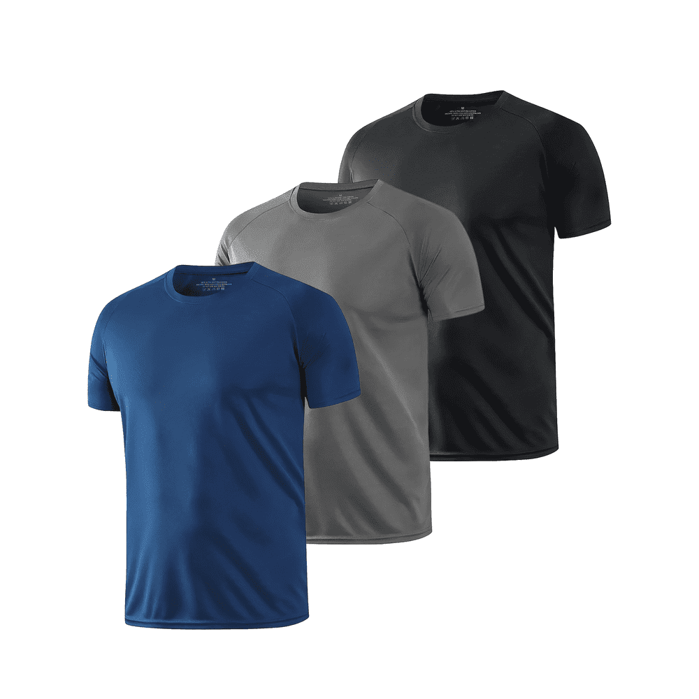 Telaleo Men's Quick-Dry Athletic Running Shirts 3-Pack: $14.99 Telaleo Men's Quick-Dry Athletic Running Shirts 3-Pack: $14.99