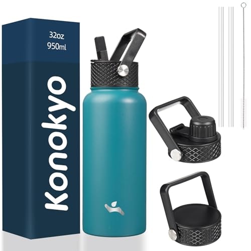 Konokyo 32-ounce Insulated Stainless Steel Water Bottle: $14.34 Konokyo 32-ounce Insulated Stainless Steel Water Bottle: $14.34