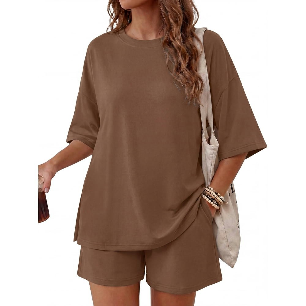 Mintreus Women's 2-Piece Short Summer Lounge Set: $16.99