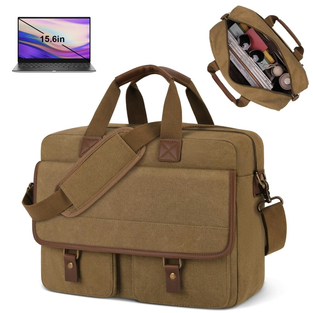 Rainsmore 15-inch Canvas Messenger Bag: $30.99 Rainsmore 15-inch Canvas Messenger Bag: $30.99