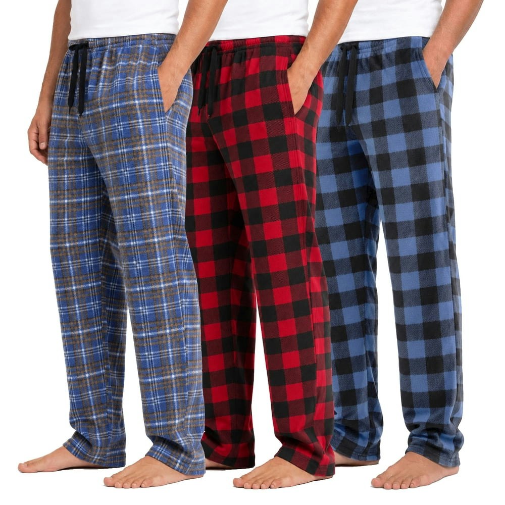 Asudesire Men's Fleece Pajama Pants 3-Pack: $32.99 Asudesire Men's Fleece Pajama Pants 3-Pack: $32.99