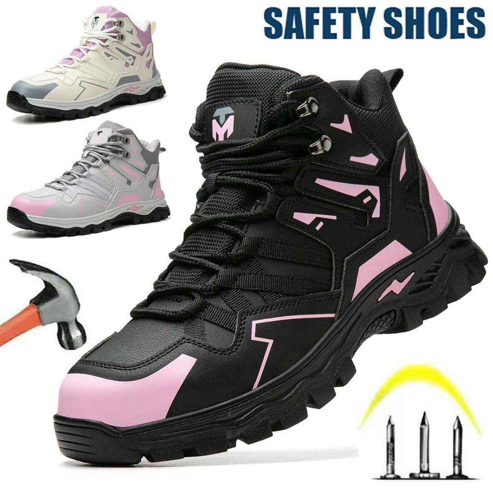 Women's Steel Toe Safety Work Boots: $39.99