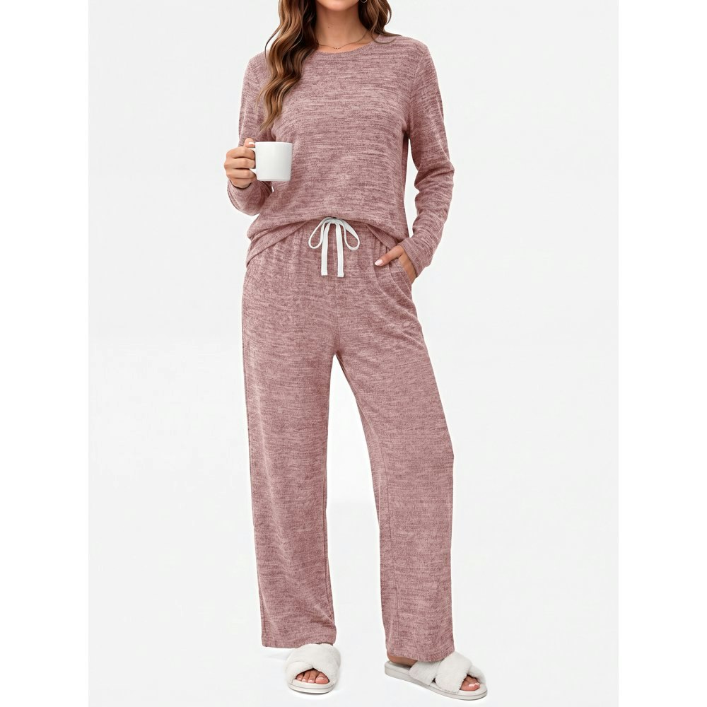 Moshu Women's Two-Piece Long Sleeve Pajama Set: $22.99 Moshu Women's Two-Piece Long Sleeve Pajama Set: $22.99