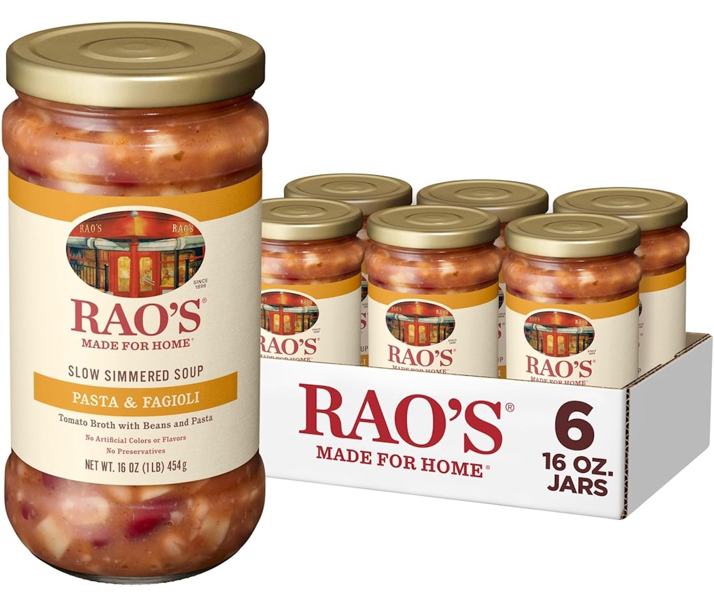 Rao's Made For Home Pasta & Fagioli Soup 16-oz. Jar 6-Pack: $9.22 via Sub. & Save