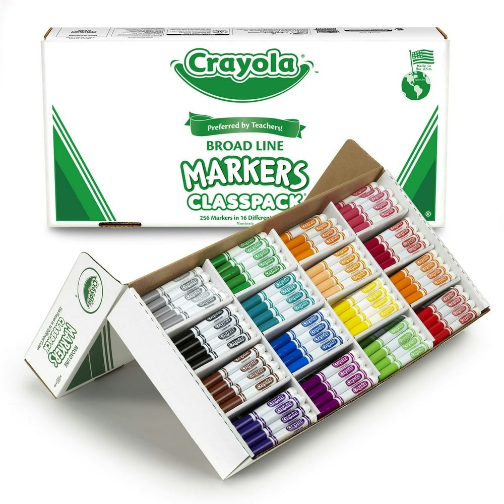 Crayola Broad Point Classpack Markers 256-Pack: $59.99 Crayola Broad Point Classpack Markers 256-Pack: $59.99