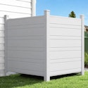 44" x 44" Vinyl Outdoor Privacy Fence Panel 2-Pack for $80 + free shipping