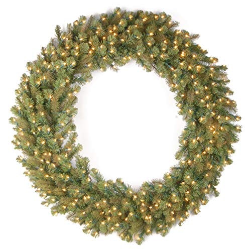 National Tree Company 42-Inch Norwood Fir Pre-Lit Artificial Wreath: $185.99