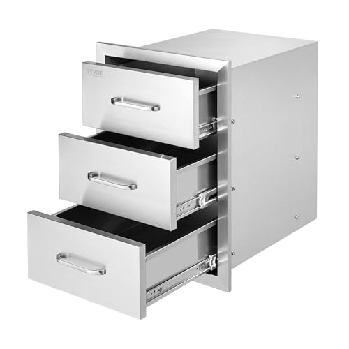 Vevor 16-inch Stainless Steel Outdoor Kitchen Drawer: $153.88 Vevor 16-inch Stainless Steel Outdoor Kitchen Drawer: $153.88