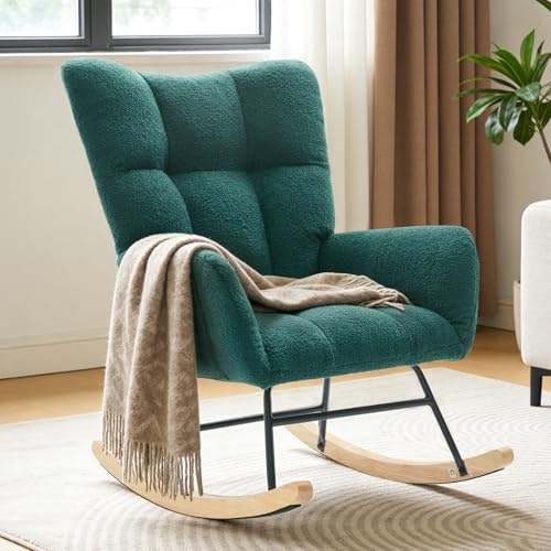 Dumos Teddy Upholstered Nursery Rocking Chair: $84.92