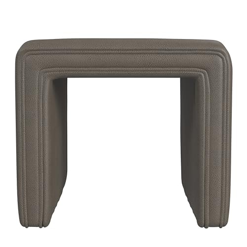 HomePop 19-Inch Modern Channel Tufted Ottoman: $60.74