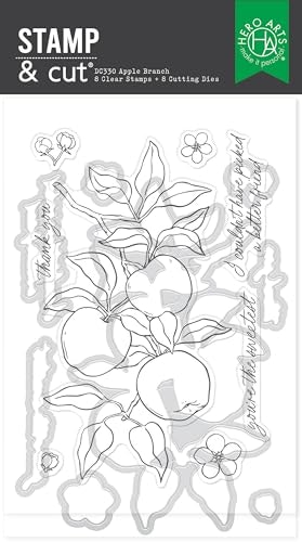 Hero Arts Apple Branch Stamp and Cut Set: $12.51 Hero Arts Apple Branch Stamp and Cut Set: $12.51