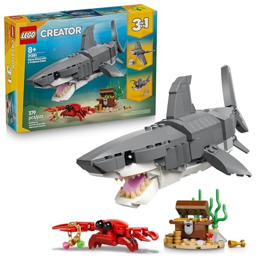Lego Creator Fierce Shark 3-in-1 Building Set: $27.99 Lego Creator Fierce Shark 3-in-1 Building Set: $27.99