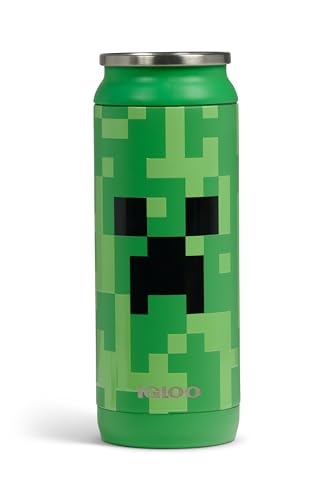 Igloo Minecraft Creeper 16-oz. Stainless Steel Hydration Can: $15.18