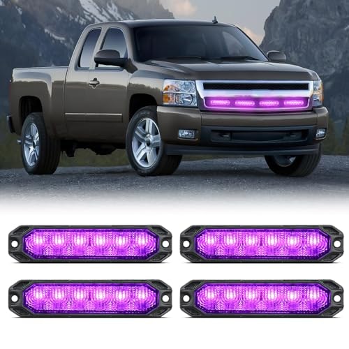 Nilight 6-LED Purple Emergency Strobe Light 4-Pack: $19.60 Nilight 6-LED Purple Emergency Strobe Light 4-Pack: $19.60