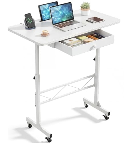 Comhoma Mobile Standing Desk with Storage Drawer: $39.54 Comhoma Mobile Standing Desk with Storage Drawer: $39.54
