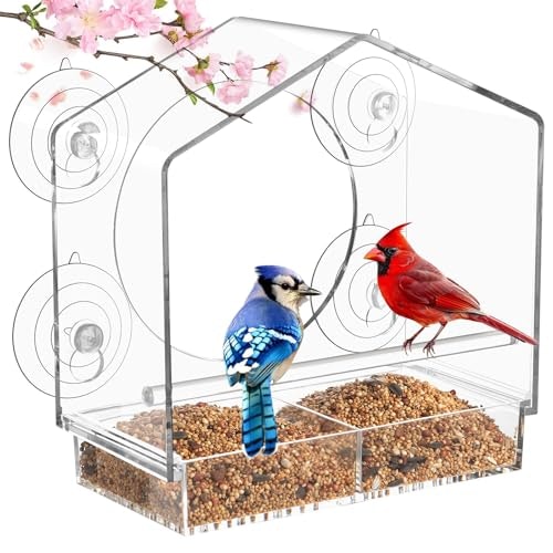 Jarkyfine Window Bird Feeder: $16.98 Jarkyfine Window Bird Feeder: $16.98