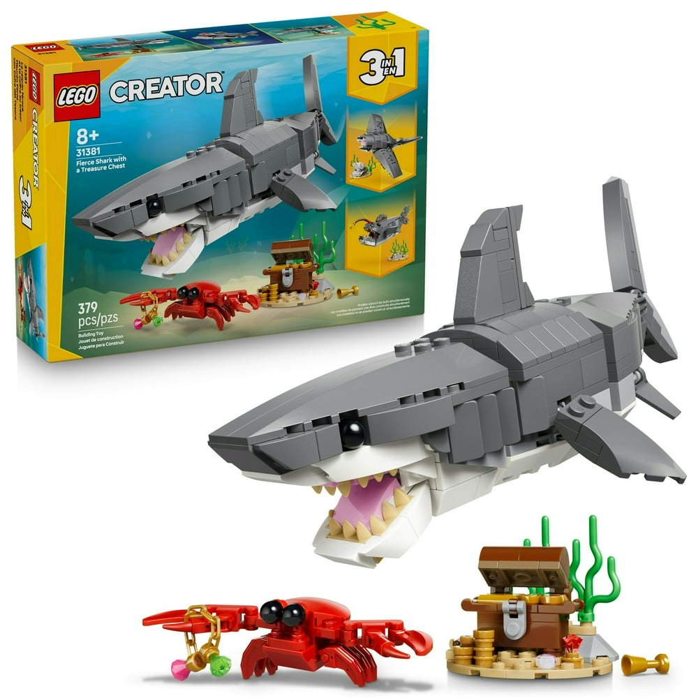 Lego Creator Fierce Shark 3-in-1 Building Set: $27.99