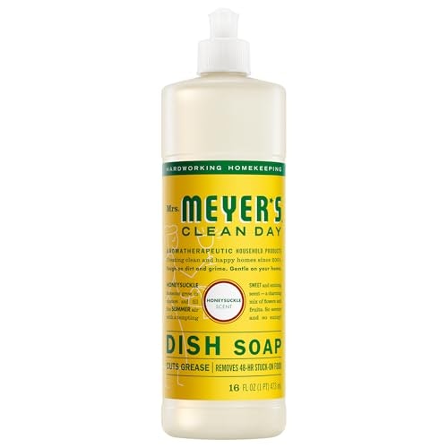 Mrs. Meyer's Clean Day Honeysuckle Liquid Dish Soap 3-Pack: $8.07